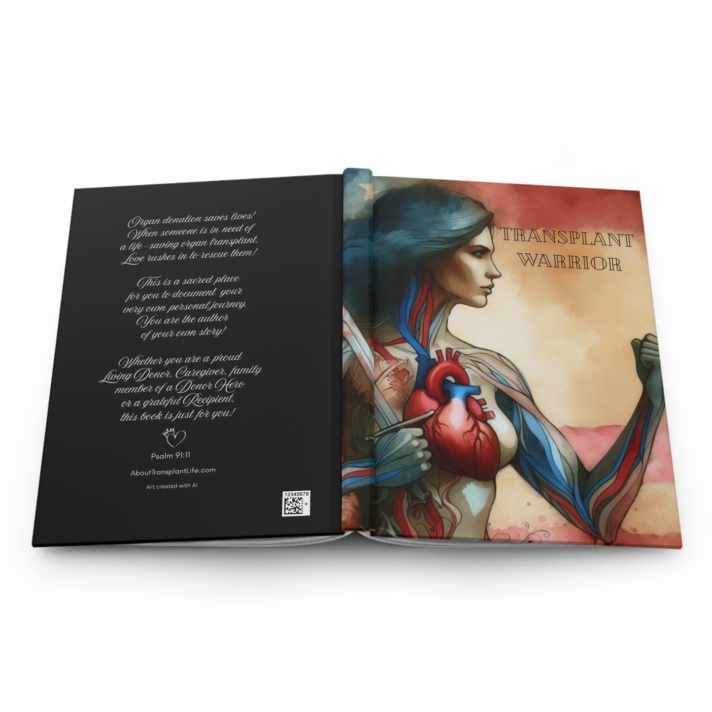 Heart Transplant Warrior Hardcover Journal