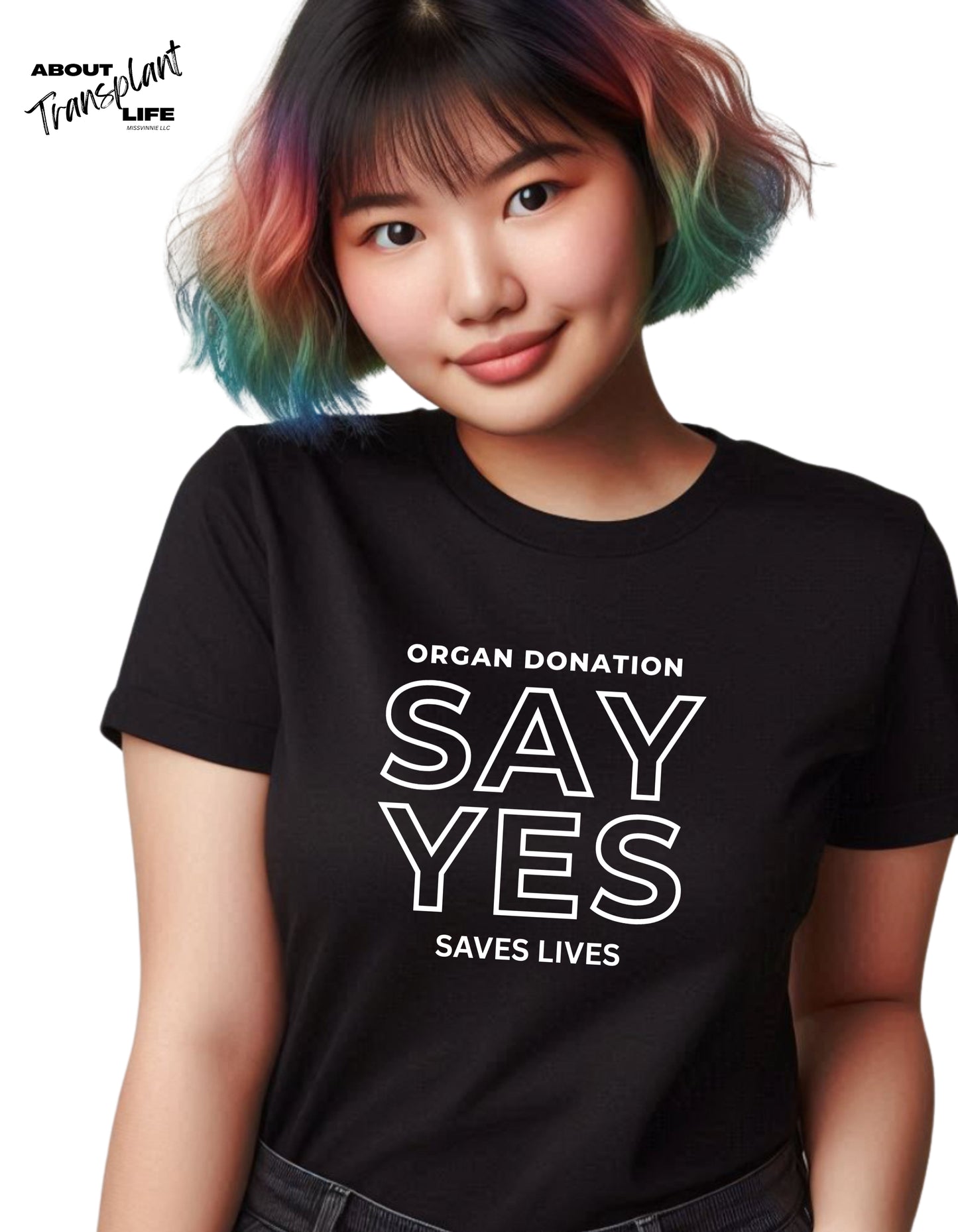 SAY YES ORGAN DONATION SAVES LIVES Premium Unisex T-Shirt
