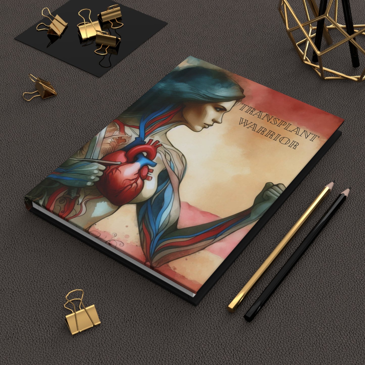 Heart Transplant Warrior Hardcover Journal
