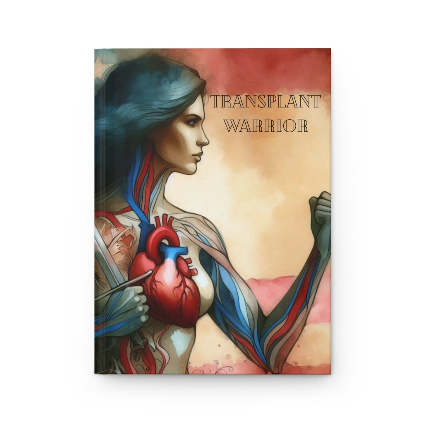Heart Transplant Warrior Hardcover Journal